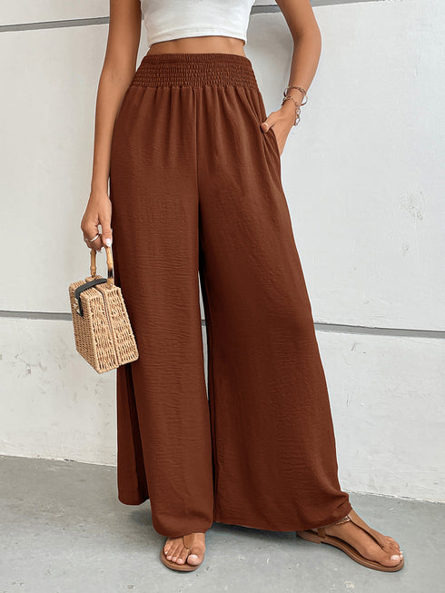 Perfee Wide Leg Pants with Pockets - Odaingerous